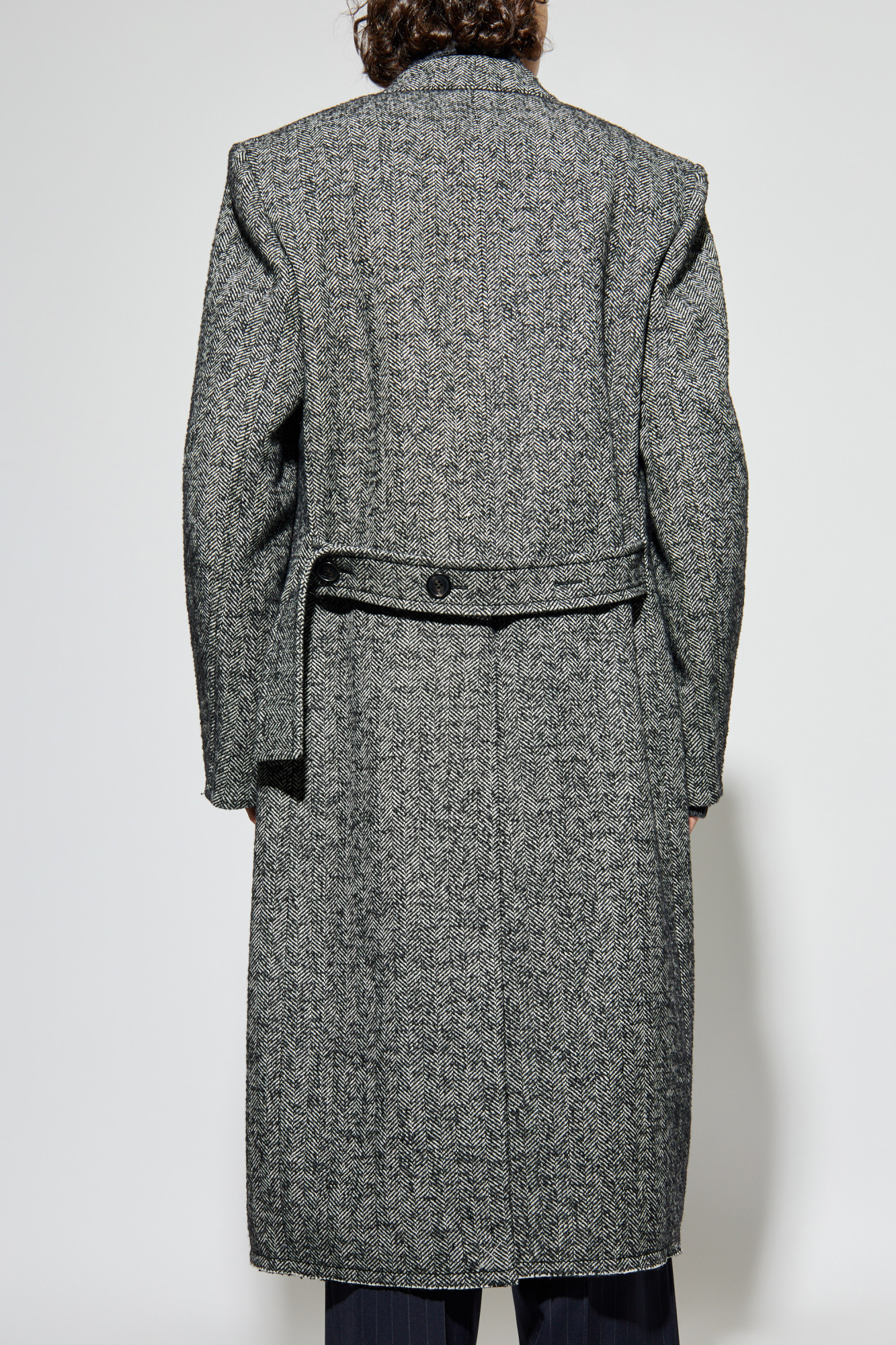 Lanvin Herringbone pattern coat | Men's | Vitkac